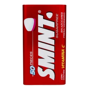 Smint - Bonbons comprimés sans sucres fraise avec vitamine C