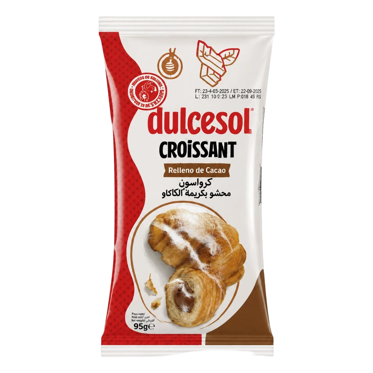 Bimbo — Croissant fourré au cacao — 65 g