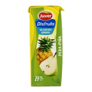 Juver - Boisson aux fruits poire et ananas sans sucres ajoutés