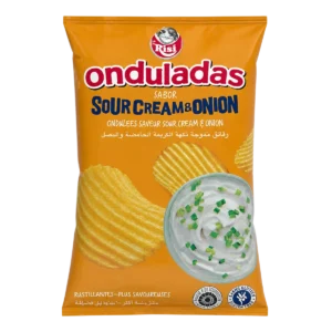 Risi - Chips ondulées saveur crème aigre et oignon