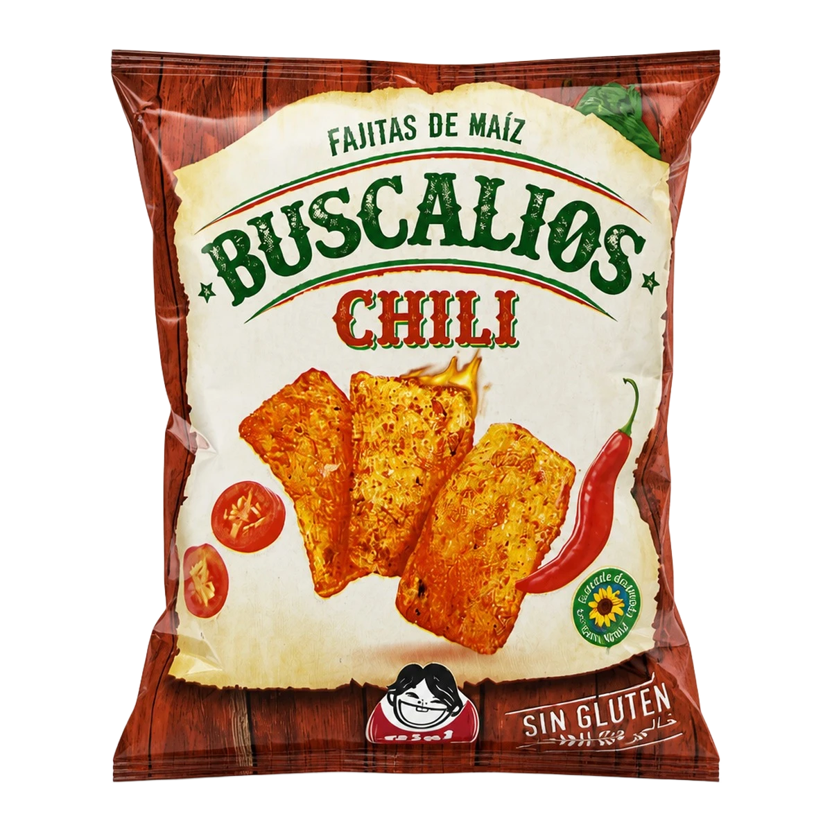 Buscalios — Fajitas de maïs au chili — 35 g