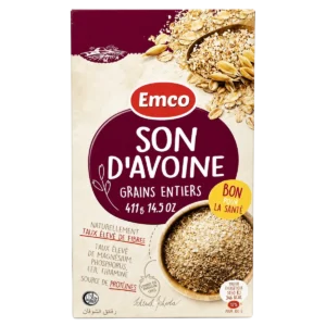 Emco — Son d'avoine grains entiers — 411 g