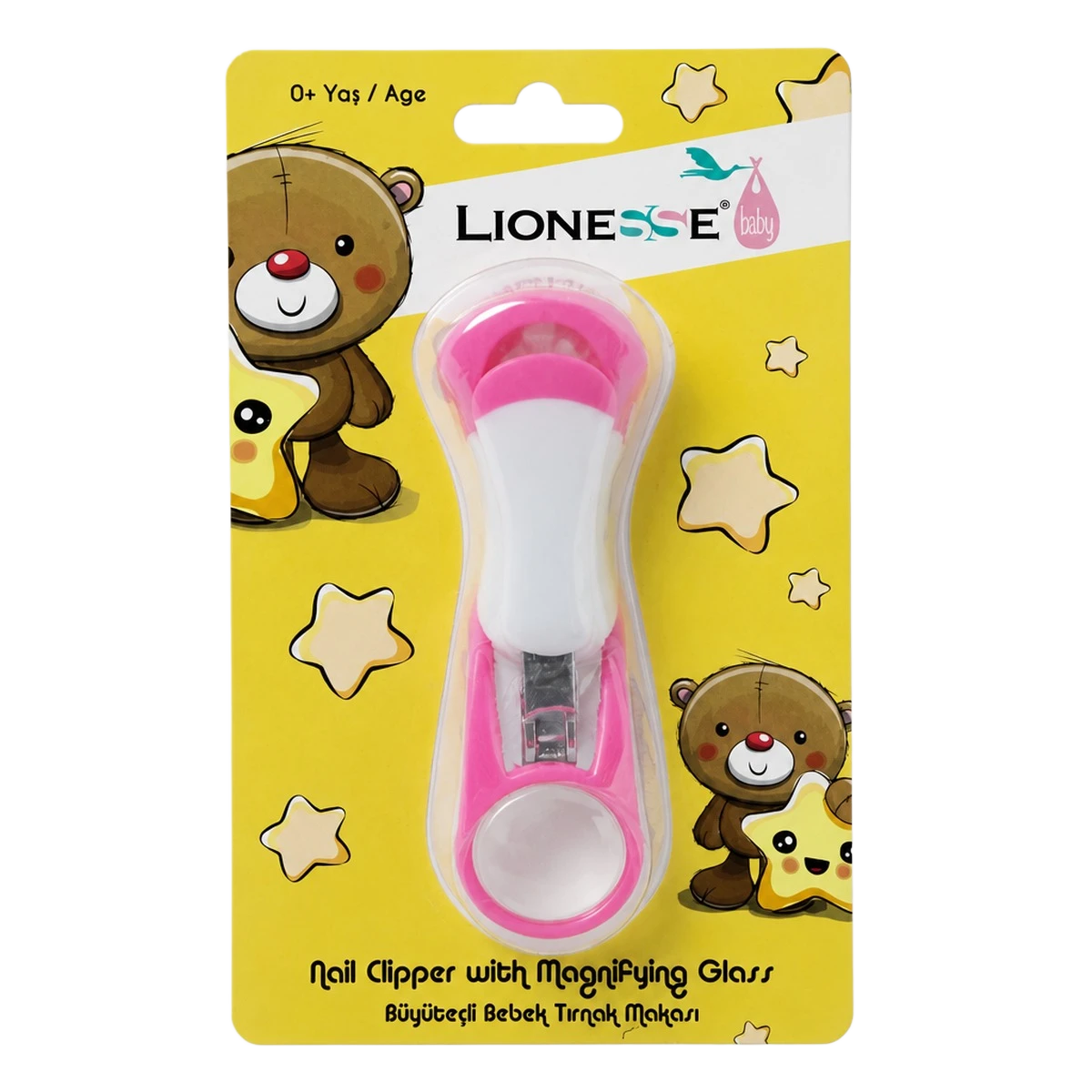Lionesse — Coupe-ongles bébé avec loupe — 1 pièce
