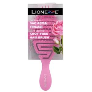Lionesse — Brosse à cheveux démêlante parfumée à la rose —
