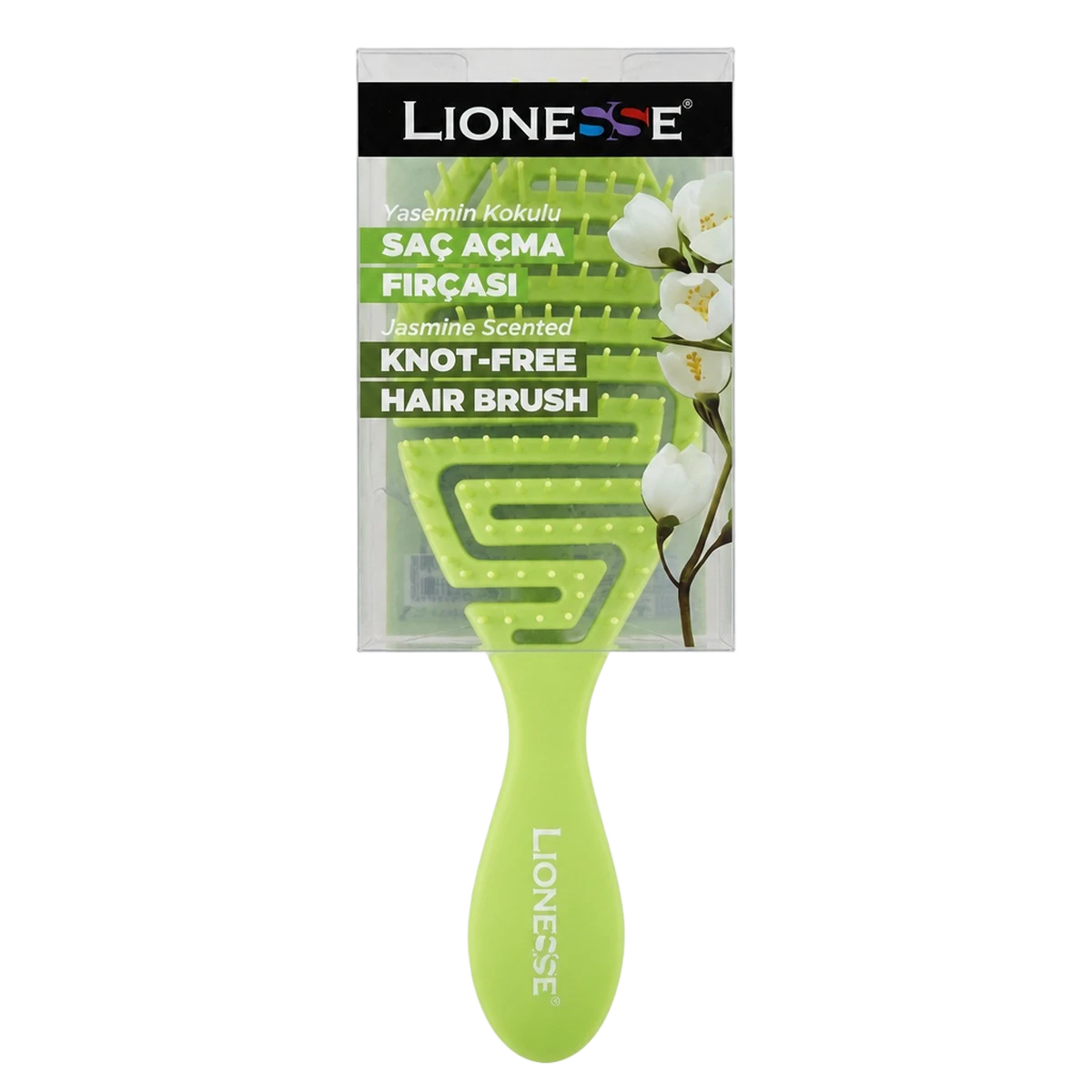 Lionesse — Brosse à cheveux démêlante sans nœuds parfumée au jasmin —