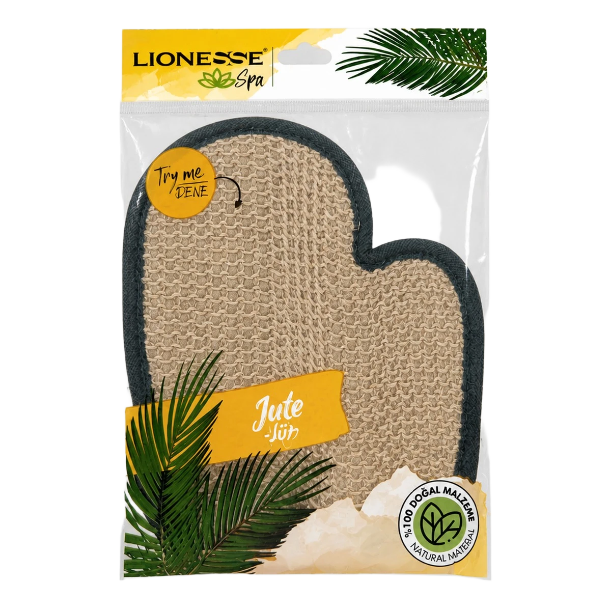 Lionesse — Gant de bain en jute — 1 pièce