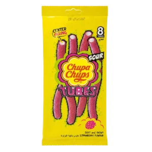 Chupa Chups — Bonbons gélifiés acides à la fraise — 80 g