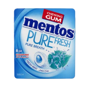 Mentos — Chewing-gum menthe fraîche — 8 pièces
