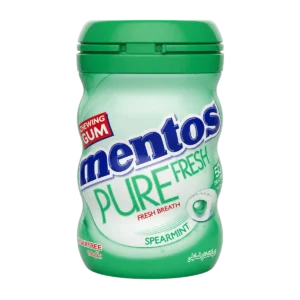 Mentos - Chewing-gum sans sucres Pure Fresh menthe verte